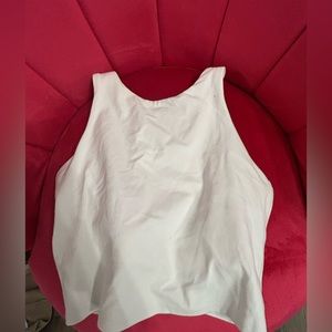 white athleta crop top!
